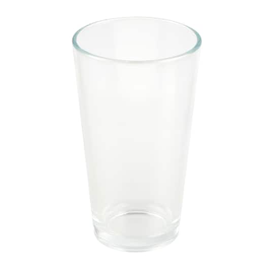 12 Pack: 16oz. Clear Glass Sublimation Tumbler by Make Market®